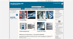 Desktop Screenshot of baubeschlag.net